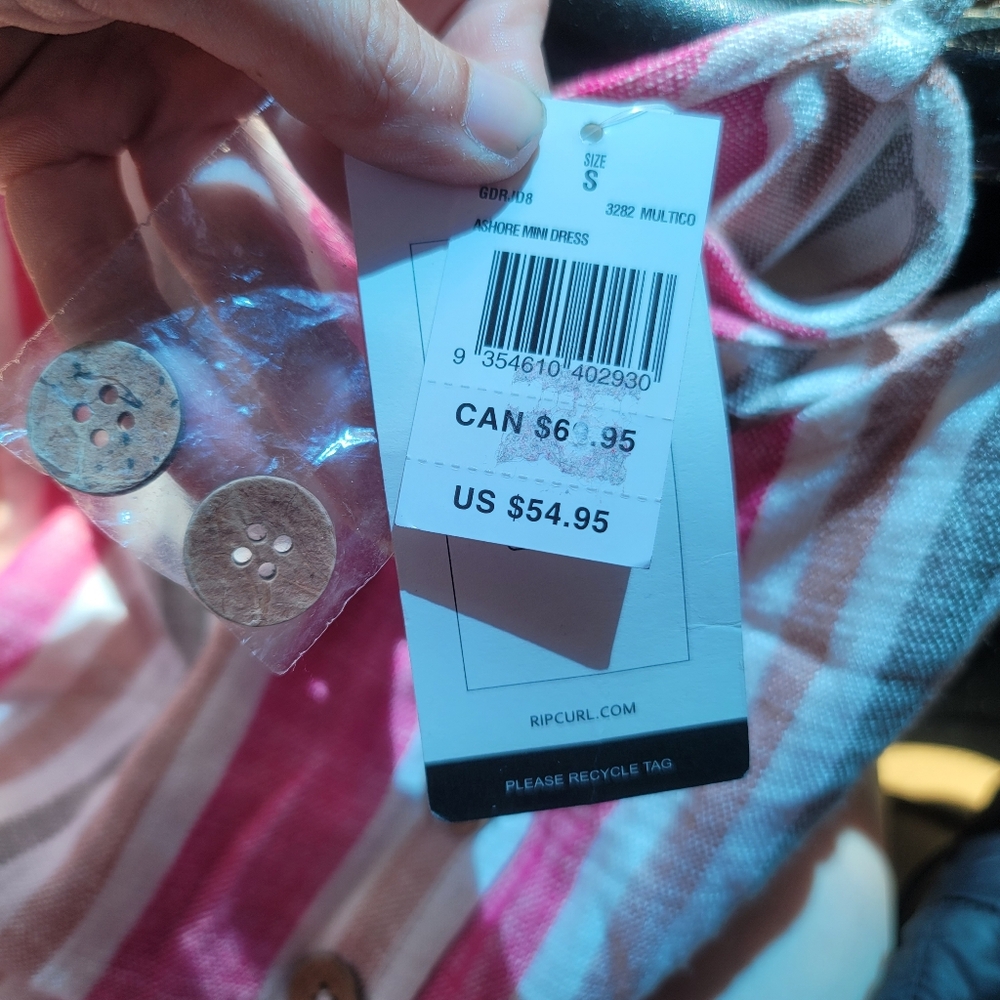 NWT Rip Curl Ashore Mini Dress - Picture 12 of 15